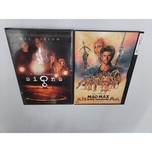 Signs & the Original Mad Max DVD Movie Bundle- Mel Gibson Collection